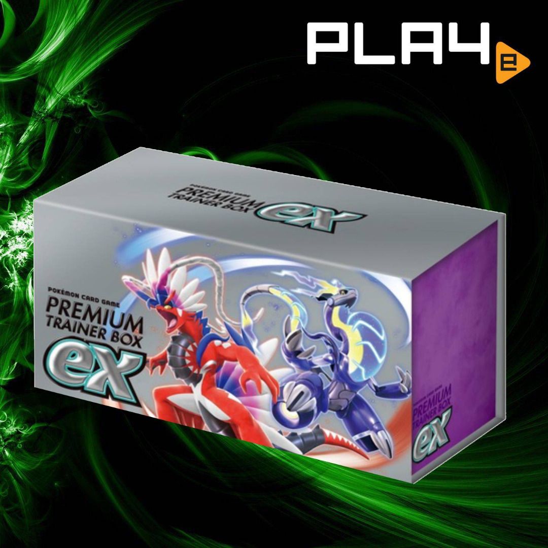 premium trainer box ex scarlet and violet pokmon card game Pokemon & Japanese This special box focuses on the Scarlet Scarlet & Violet (Koraidon) -