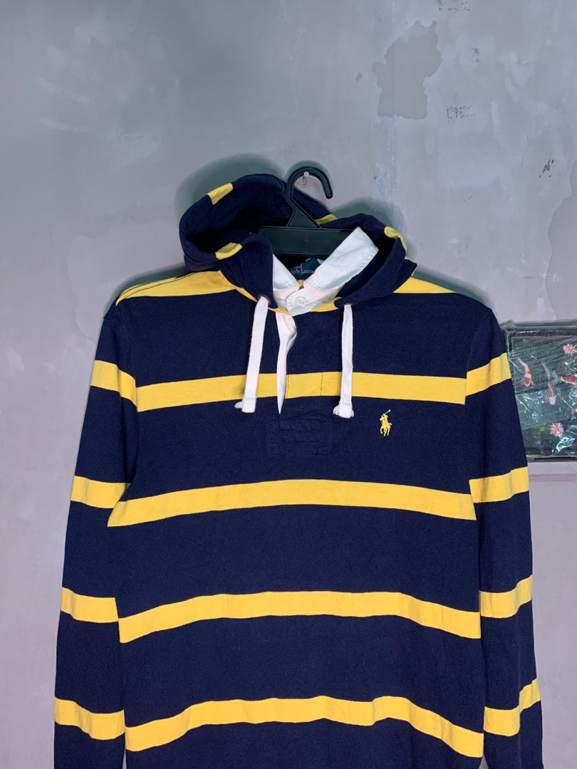 Polo Rugby Hoodie By Ralph Lauren Men s Fashion Tops Sets