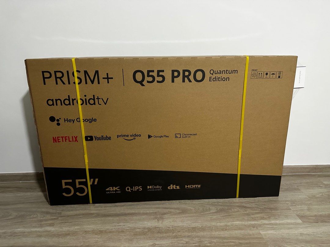 PRISM+ Q55 PRO Quantum Edition 4K Android TV 55 inch Quantum