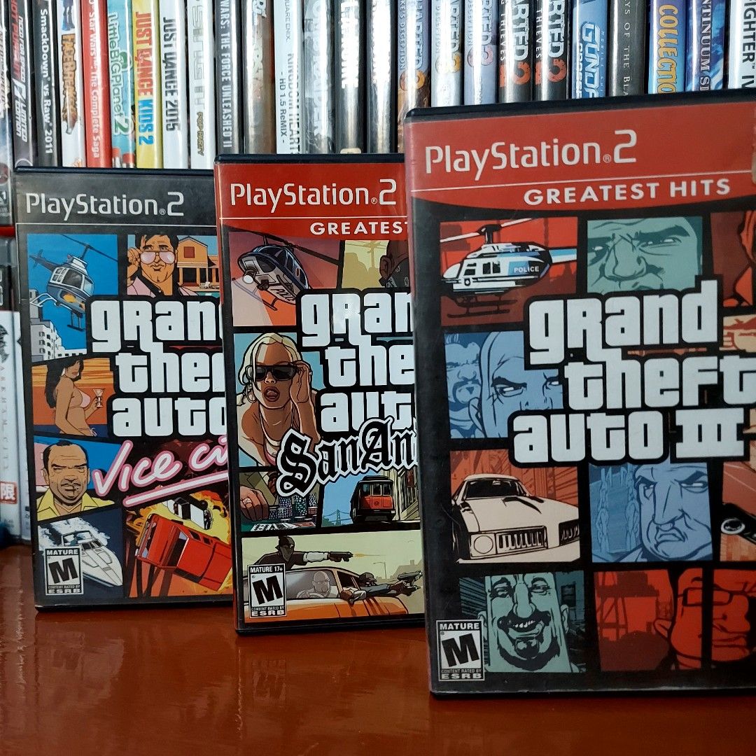 PS2 PRE OWNED GAMES: Grand Theft Auto (Category: PlayStation) located in Manila. Submitted by watchesvideogamestoys (Listing ID 1211668131, Image 2). Description: FOR SALE PS2 GAMES PRE OWNED Grand Theft Auto Vice City (one copy with manual, one copy with no manual) - PhP899 each Grand Theft Auto San Andreas (one copy with manual, one copy with no manual) - PhP1,199 each Grand Theft Auto III (three copies all with manual) - PhP1,699 each Grand Th