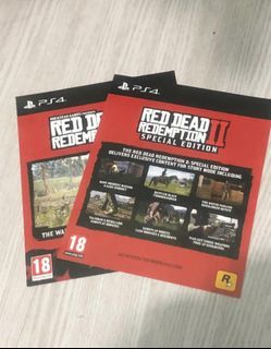 PS4 Red dead redemption code