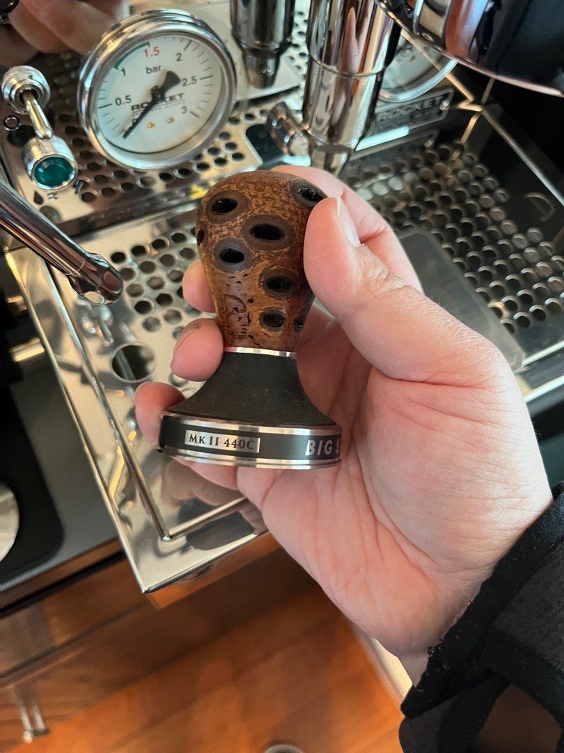 Pullman tamper big step MK II, 58.5mm, special edition handle, 家庭電器, 廚房