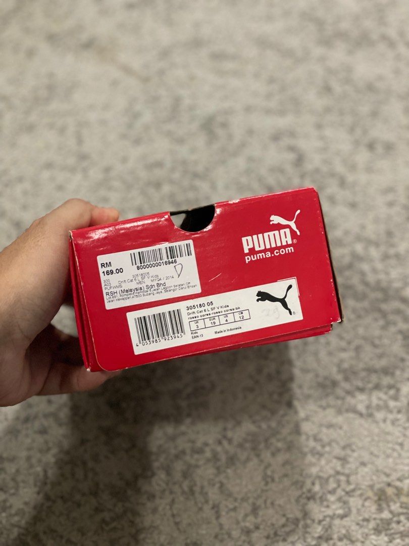 Puma drift cat 3 suede top