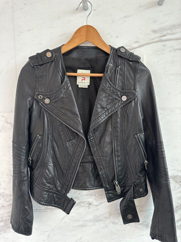 Pure leather biker jacket outlet