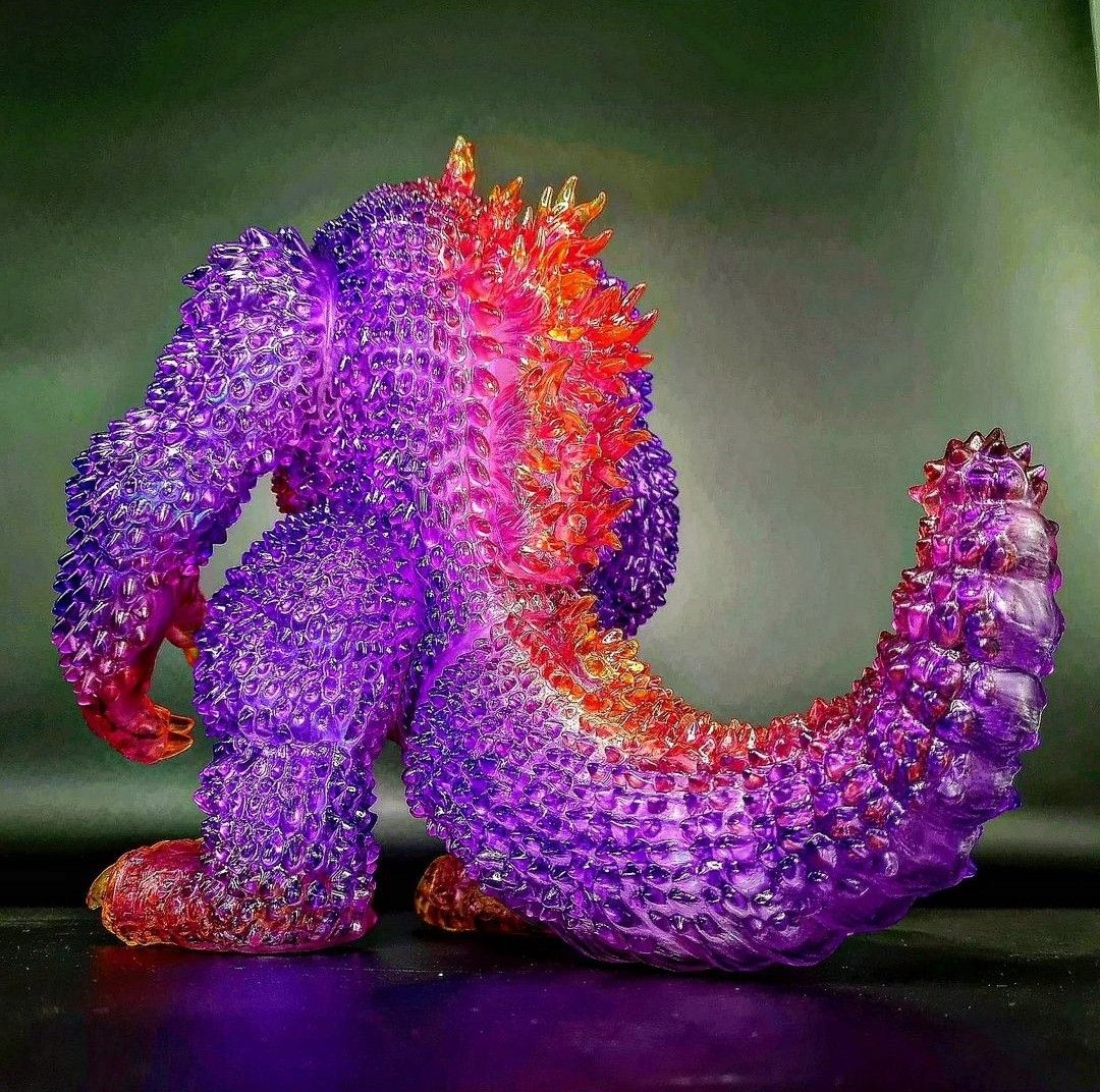 抽選限定，赤目天使，Purple Crystal Beasts Sofubi 哥斯拉Godzilla