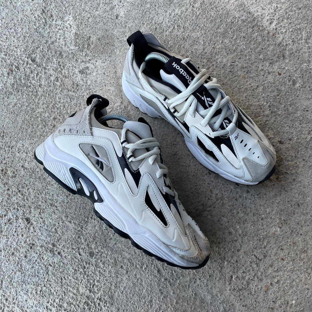 Reeb0k 8UK DMX Series 12OO LT Sand White Chalk Black Men s Fashion Footwear Sneakers on Carousell