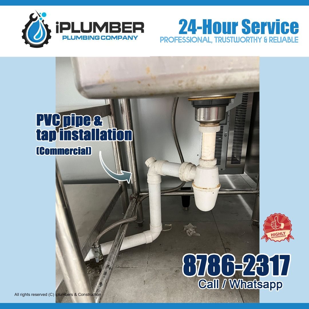 Plumber/Sg Plumbing services/Clear choke Service/Repair water leak/clear choke/ Pipe Leak