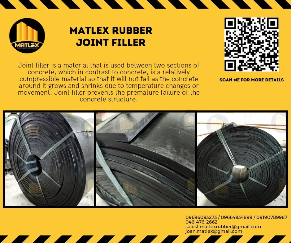 Rubber Joint Filler, Commercial & Industrial, Construction & Building