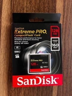 SanDisk Extreme Pro CompactFlash Card 128GB 160MBPS