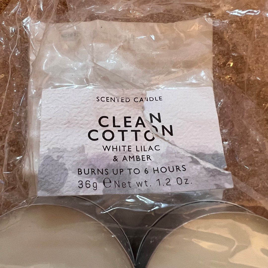 Clean cotton white lilac top and amber