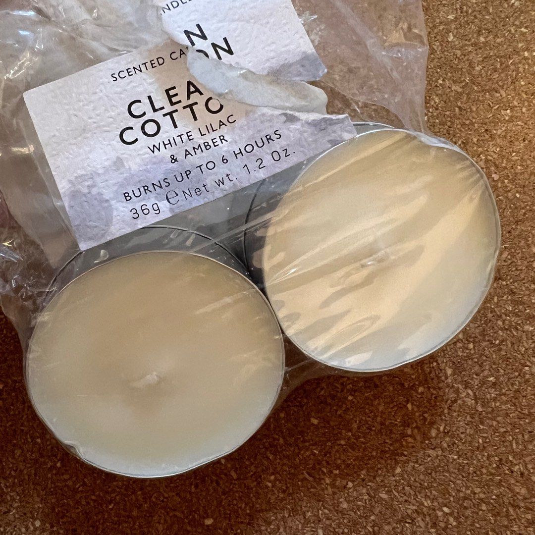 Clean cotton white lilac and amber best sale