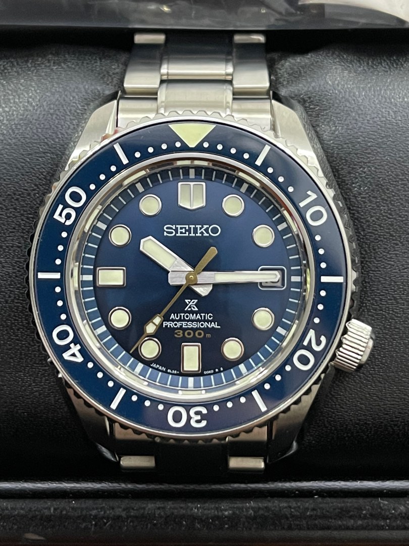 Seiko Prospex SLA023J1 Diver Marinemaster Automatic Blue Dial Stainless ...