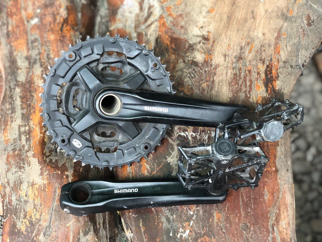 Shimano mt210 best sale 3x crankset