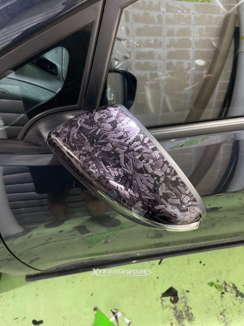 Side mirror Carbon sticker wrap / Kia Cerato side mirror wrap