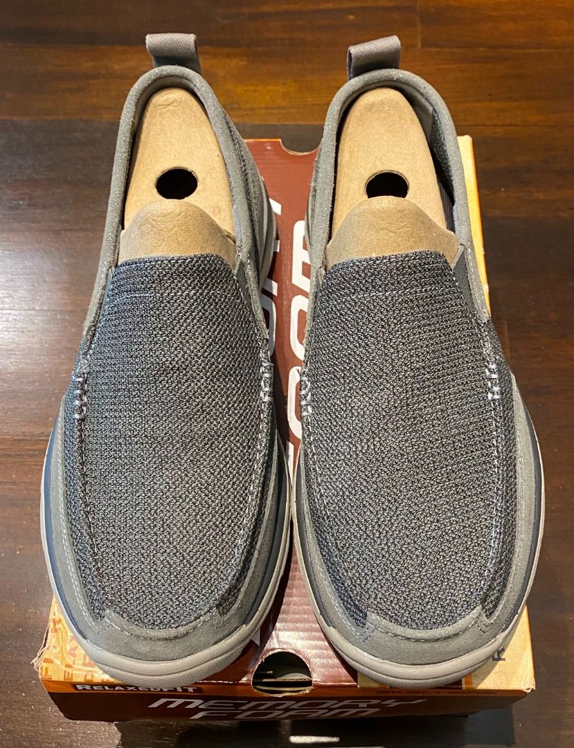 Skechers Men s Superior Milford Slip On Loafer Charcoal Gray