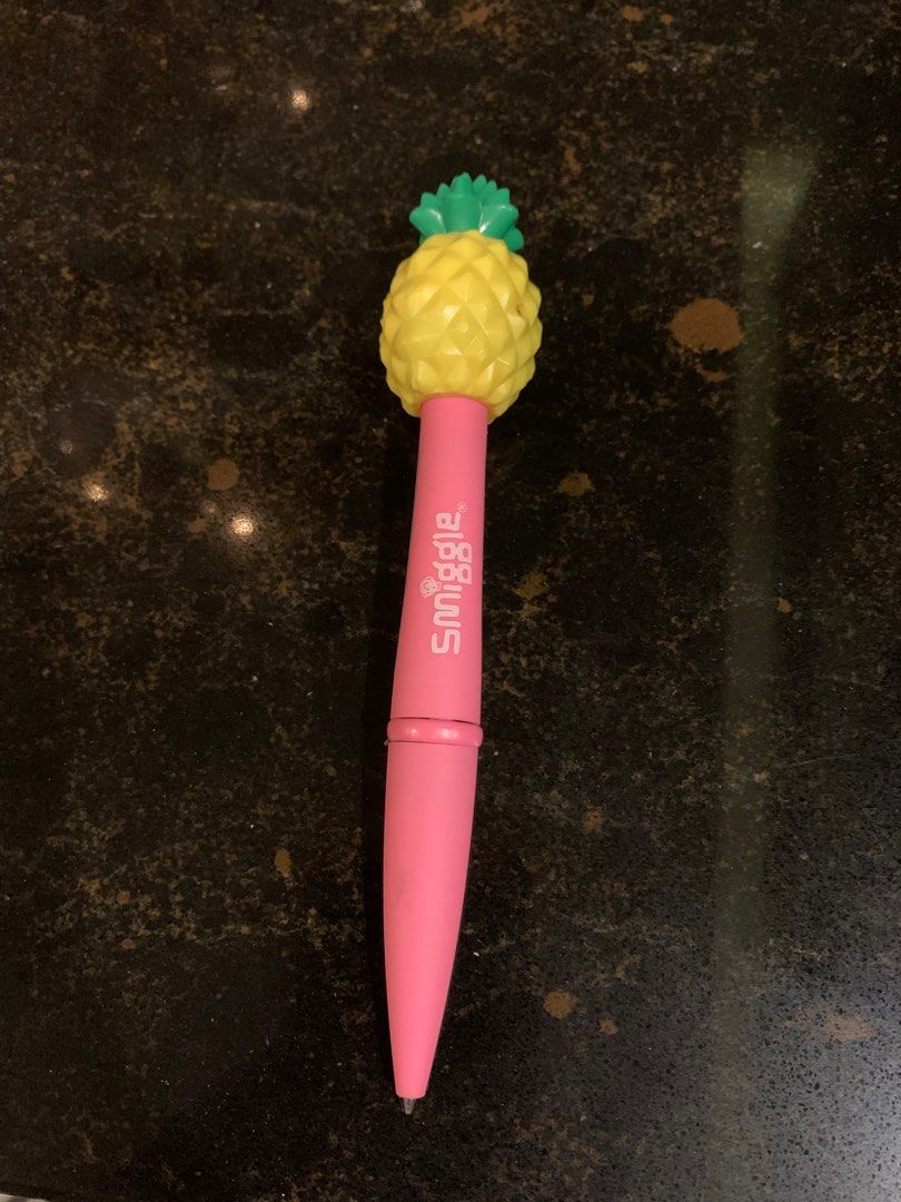 Smiggle talking pineapple pen x2, Hobbies & Toys, Stationery & Craft