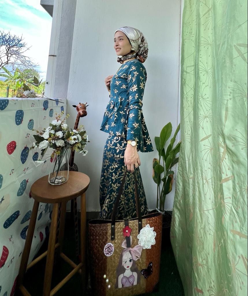 Dress songket muslimah on sale