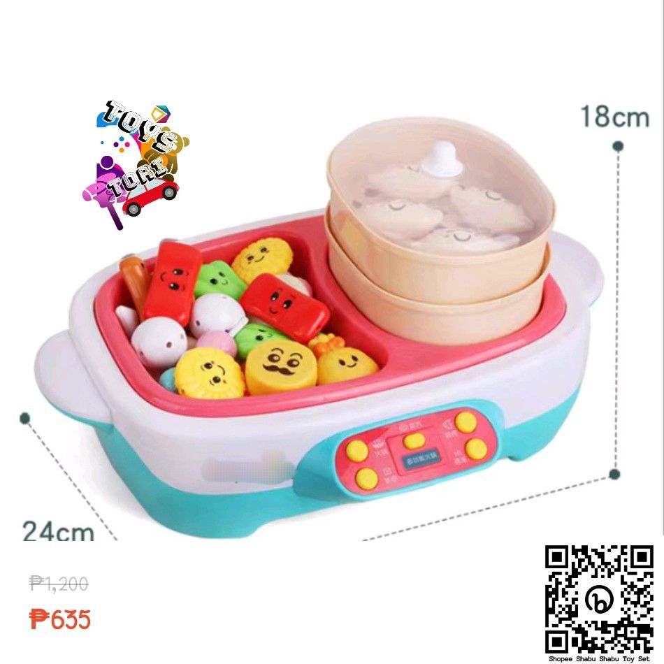 Steamer & Hot Pot Toy Set ( bit.ly/3H8YKFd ), Hobbies & Toys, Toys