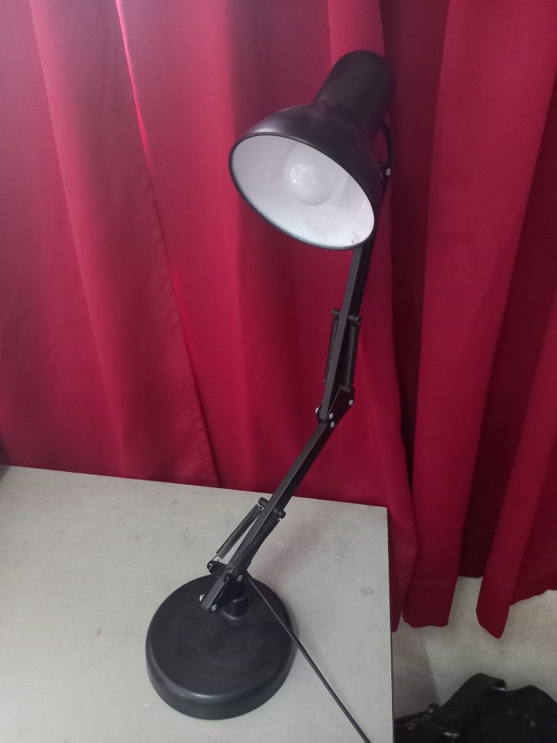 Study Table Lamp Office Desk Light with Flexible Swing Arm, Furniture