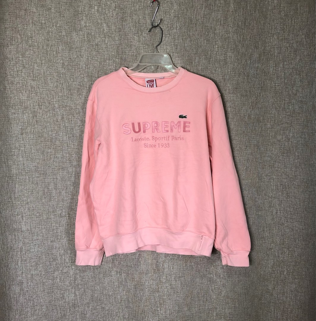 SUPREME x LACOSTE Men s Fashion Tops Sets Tshirts Polo