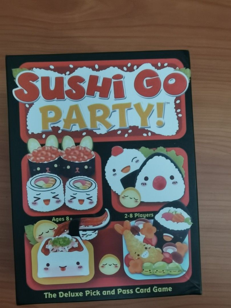 Sushi go party board game, Hobbies & Toys, Toys & Games on Carousell