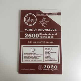 The UPCAT Review Tome of Knowledge 2020