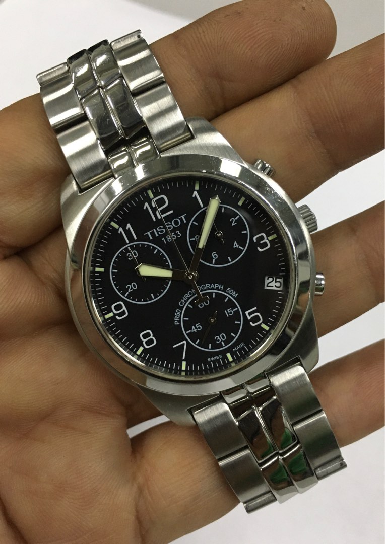 Tissot pr50 2025 chronograph 50m