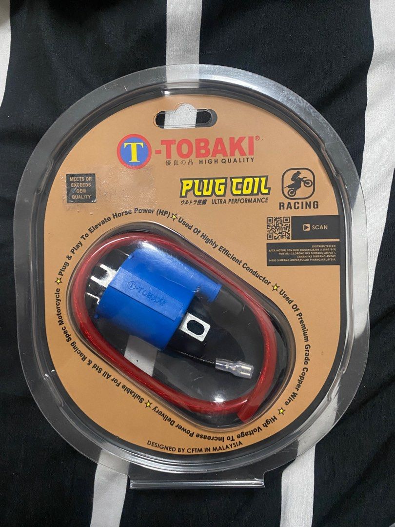 Tobaki plug coil FI UNIVERSAL, Motorcycles, Motorcycle Accessories on