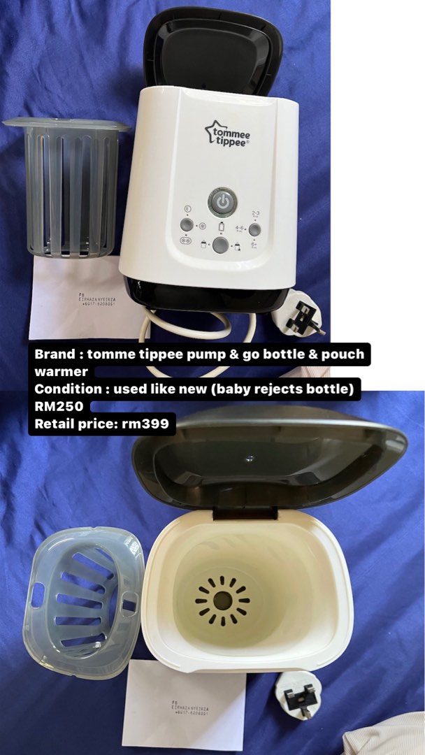 Tommee tippee bottle warmer pump and go 2025
