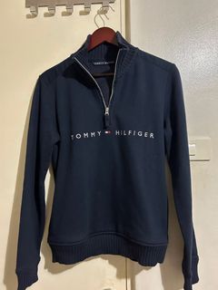 TOMMY HILFIGER HALF ZIP SWEATER