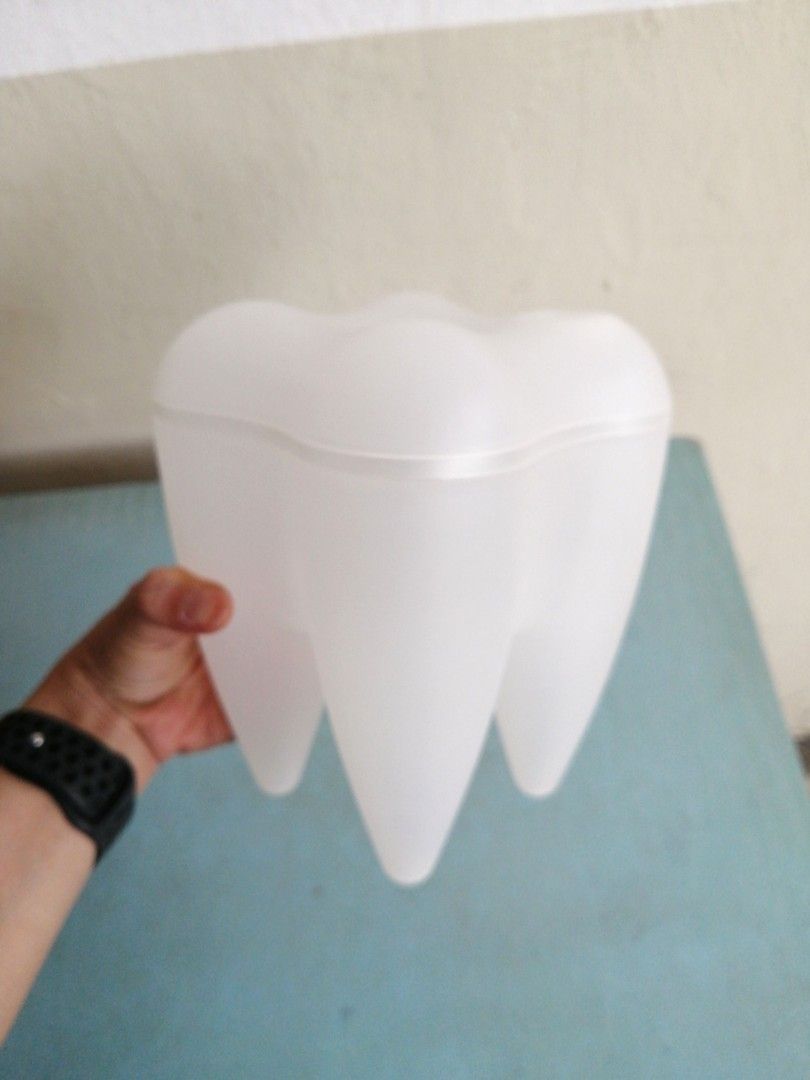 Tooth shape Container Propaganda Thailand, Furniture & Home Living