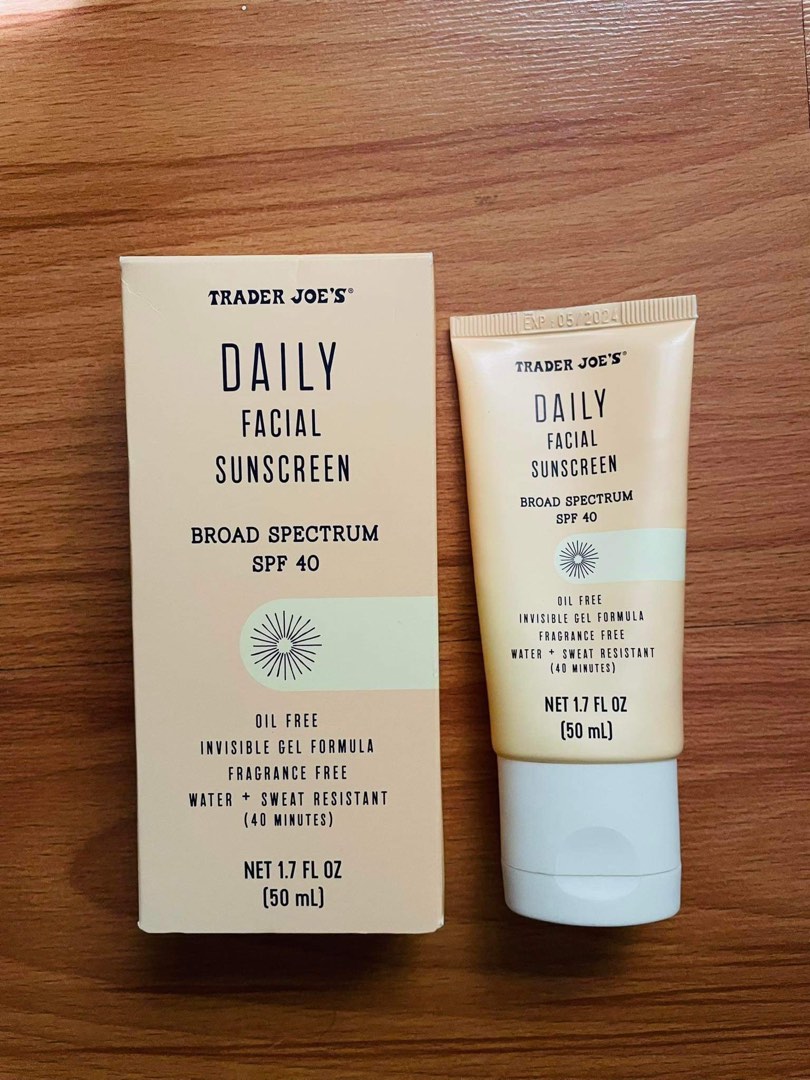 Trader Joe's Daily Facial Sunscreen, Beauty & Personal Care, Face, Face
