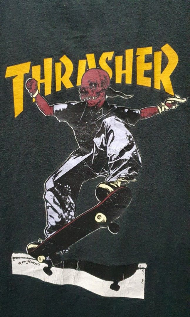 Thrasher vintage t shirt discount