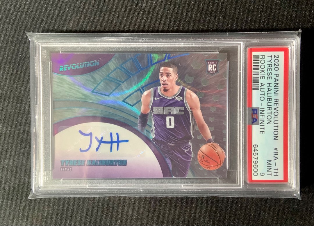 Tyrese Haliburton Revolution Infinite Auto /25 RC PSA 9 POP 2 ONLY