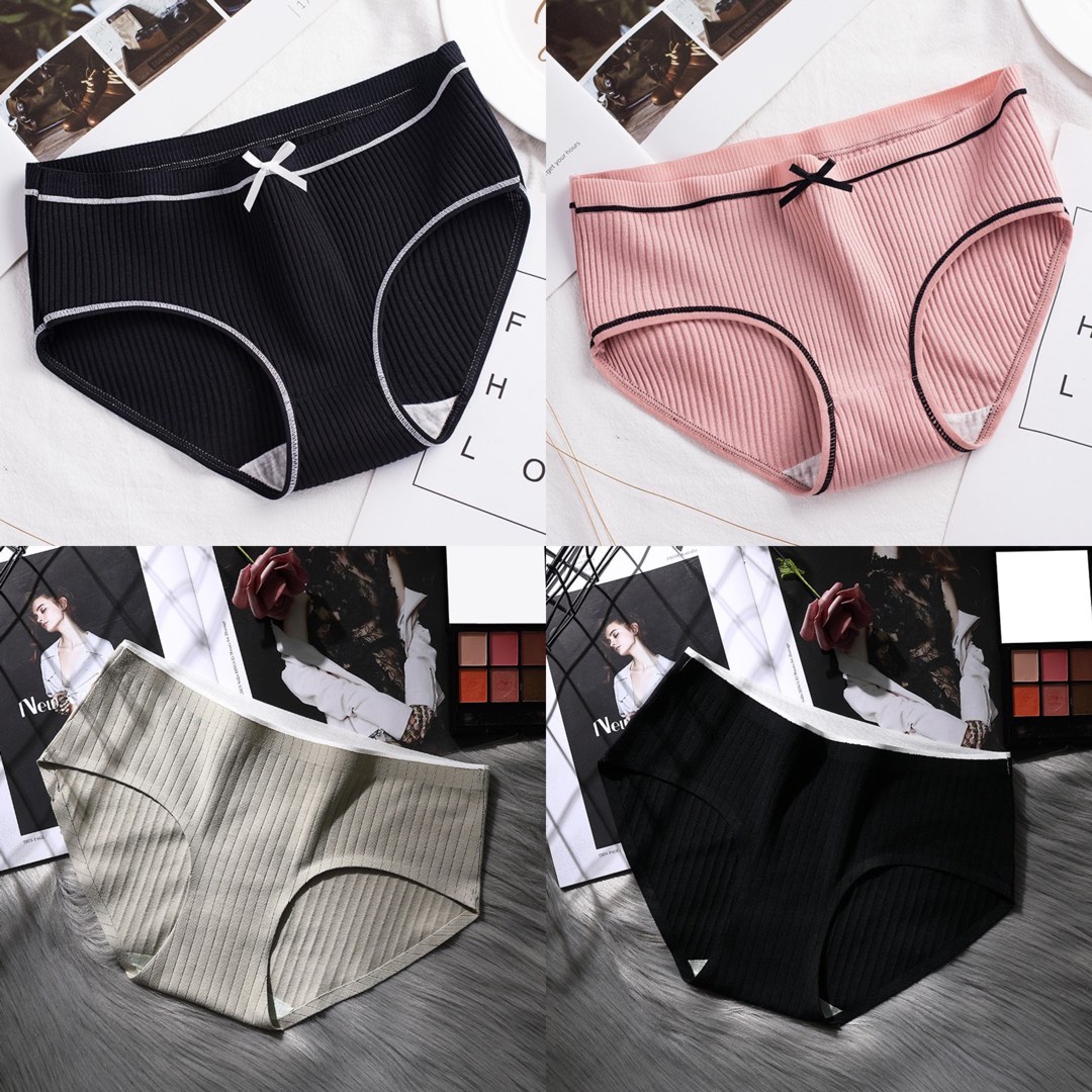 4 pcs Underwear Women Modal Cotton Panties Ladies Seamless Lengthen, Women's  Fashion, New Undergarments & Loungewear on Carousell