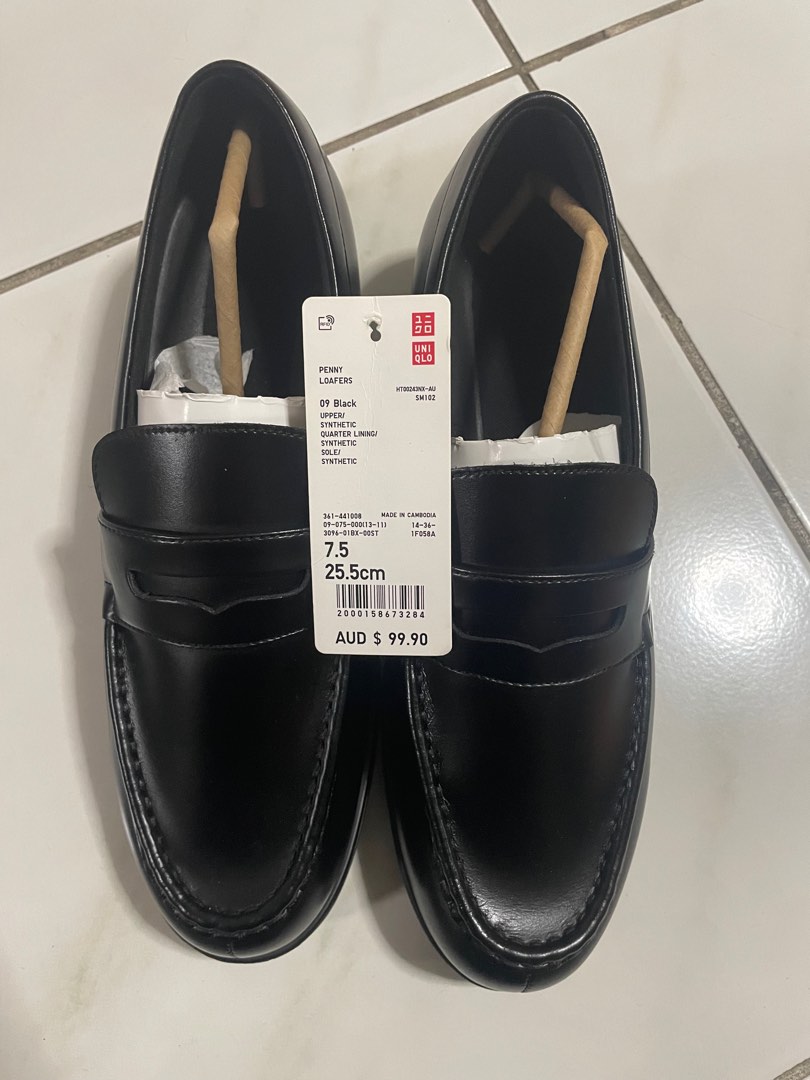 Uniqlo Penny Loafers (Unisex), Men's Fashion, Footwear, Dress Shoes on
