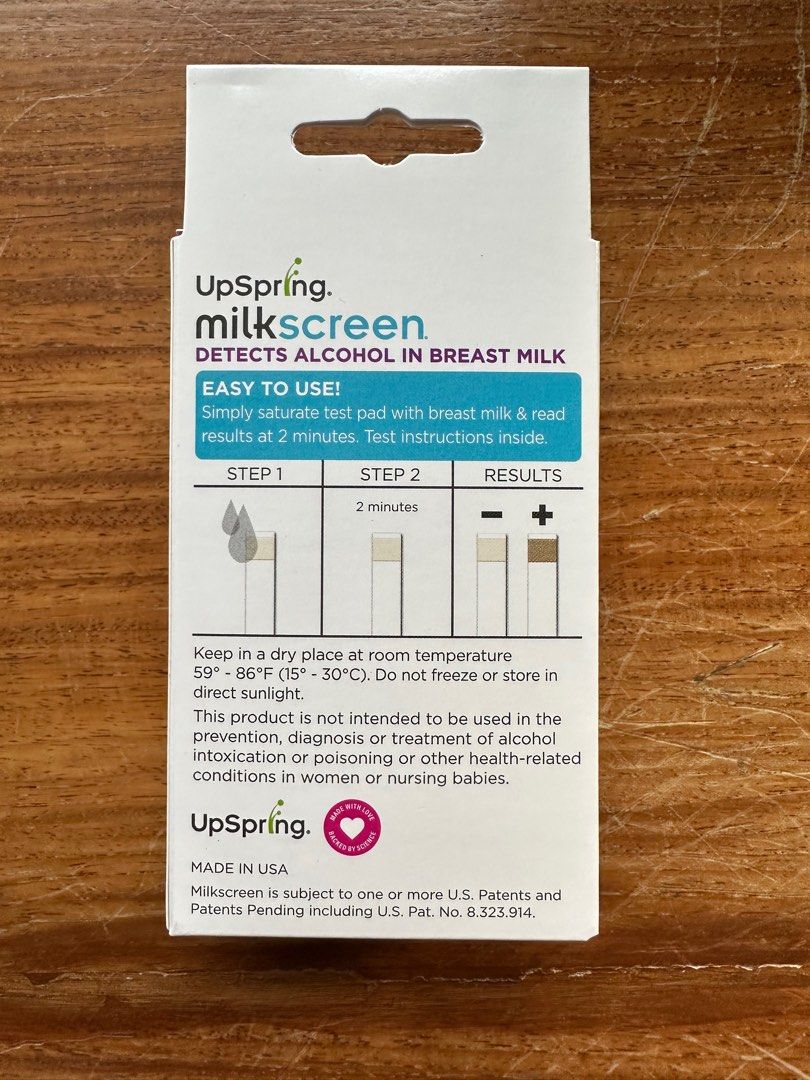 UpSpring Milkscreen Test for Alcohol in Breastmilk, Babies & Kids ...