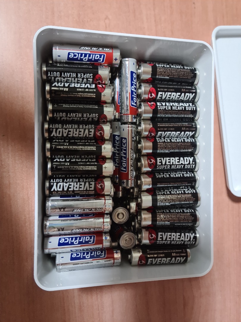 Half Used batteries (still works), Everything Else on Carousell