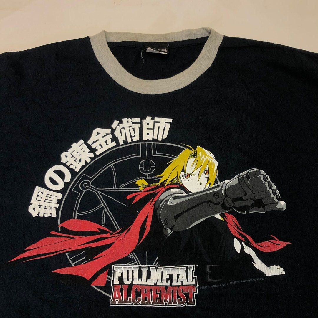 00s アニメ 鋼の錬金術師 ビンテージ Tシャツ - メンズファッション