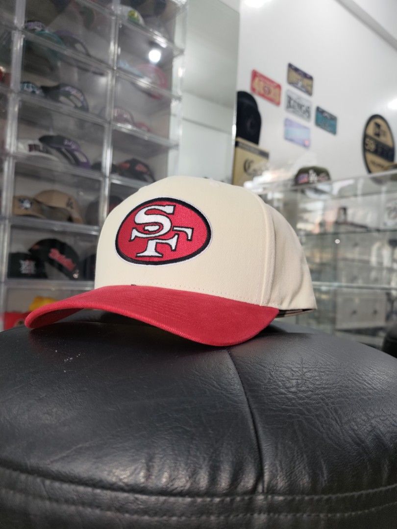 Mitchell & Ness San Francisco 49ers 'Vintage Cream' Pro Crown