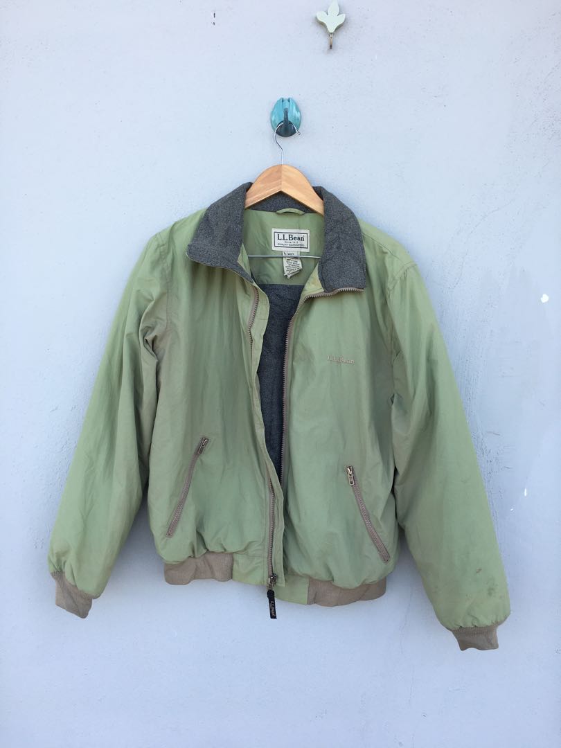Vintage ll bean bomber sales jacket
