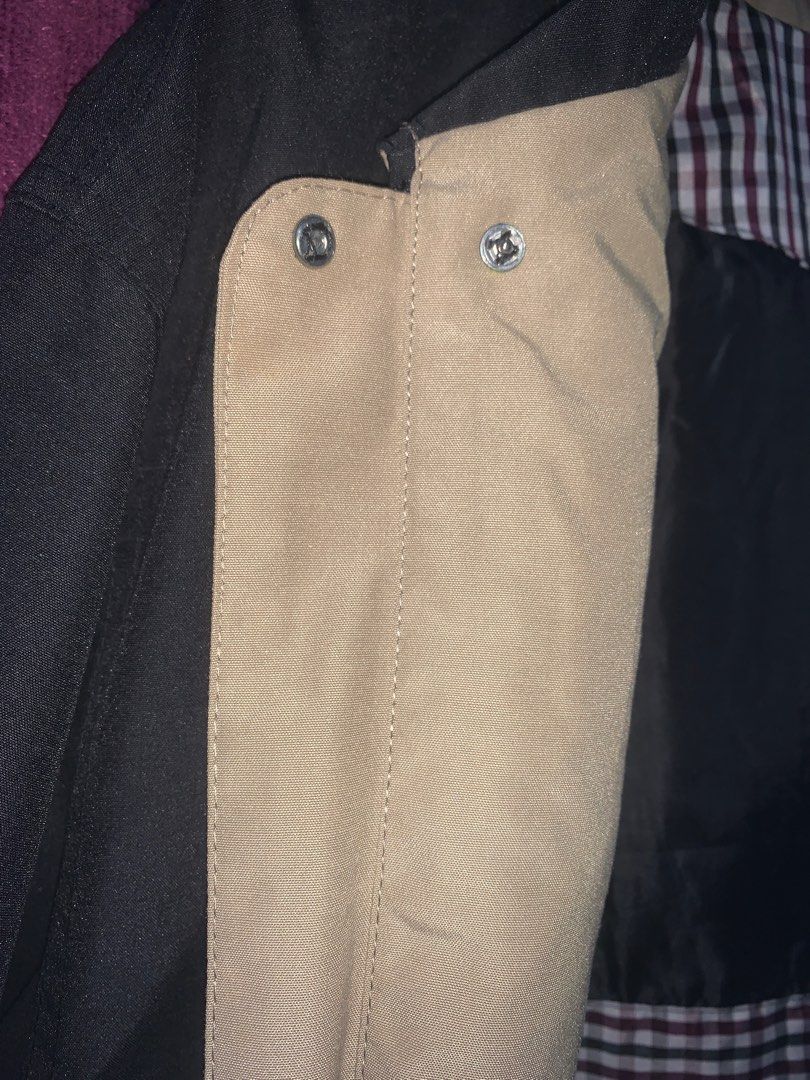 VINTAGE PIERRE CARDIN COACH JACKET (Used Once) (Category: Formal Shirts) located in Manila. Submitted by choochooo (Listing ID 278702018, Image 3). Description: NEGOTIABLE Oversized - Fits medium and bigger body builds Used once in a gig. NOTE: Modded the inner parts myself a little bit by adding buttons to keep the beige sleeve inside (see last 2 pics). PM FOR MORE DETAILS.