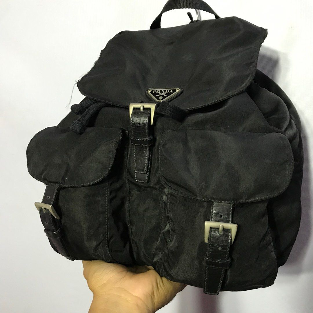 Vintage Prada Backpack, Luxury, Bags & Wallets on Carousell