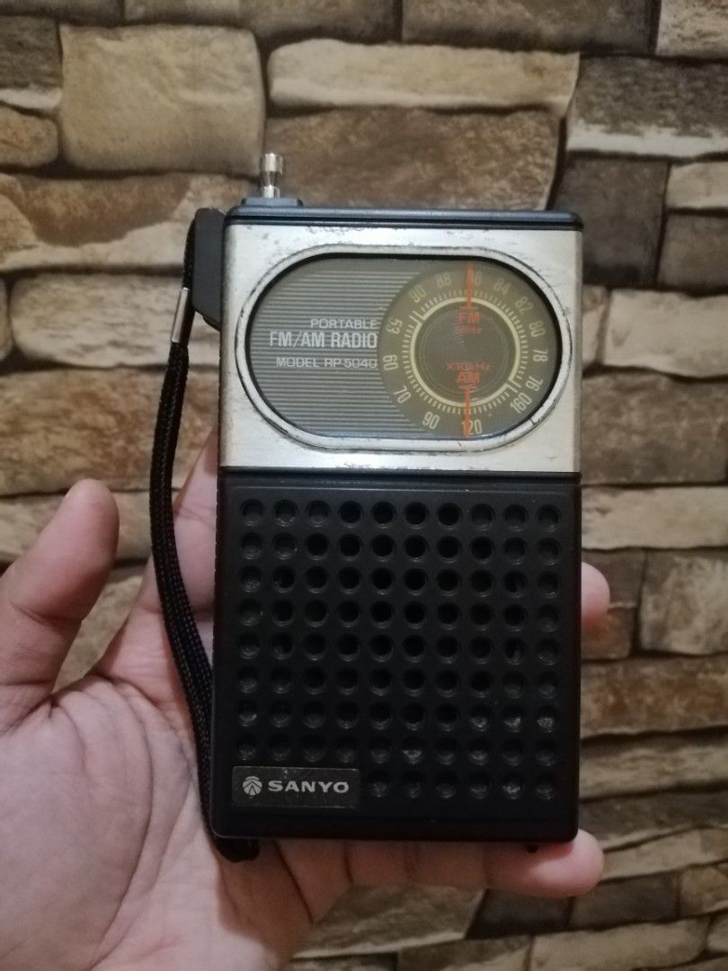Vintage Rare 1980s Sanyo Portable Am/Fm Radio Manual RP-5040 | Untested ...