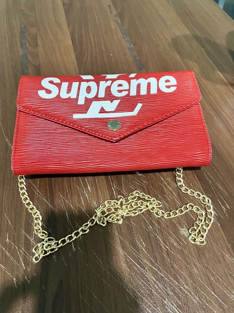 SUPREME SLING BAG (RED) ✨, Women's Fashion, Bags & Wallets, Cross-body Bags  on Carousell