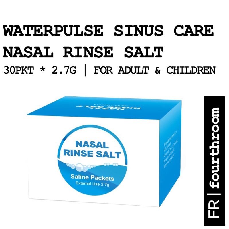 Waterpulse Sinus Care Nasal Rinse Bottle 300ml & Salt, For Adults &  Children