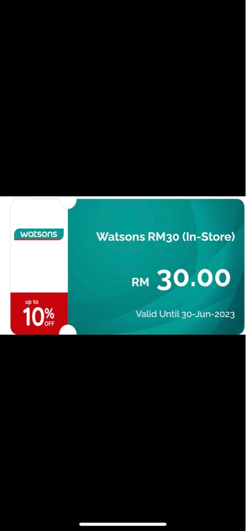 Watson E Voucher Tickets Vouchers Vouchers On Carousell