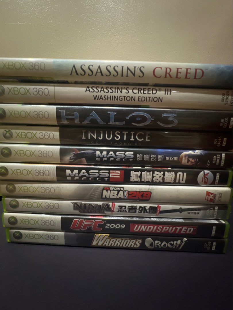 Xbox 360 games collection, Video Gaming, Video Games, Xbox on Carousell