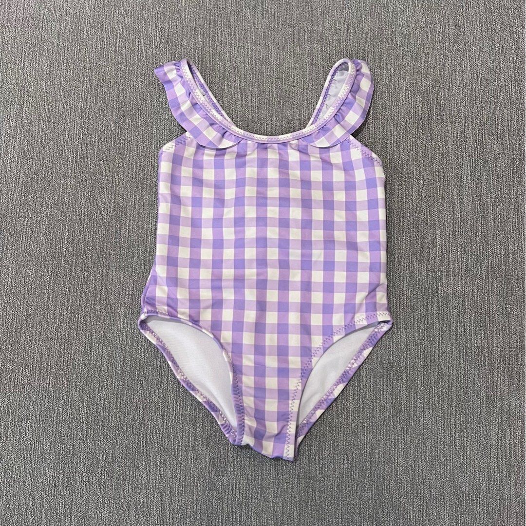 Gingham baby swimsuit sale