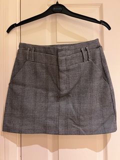 Zara checkered skirt